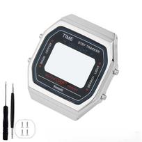 Skirta Casio ABL-100WE/ABL-WEG Metalinis korpusas Bezel modifikavimo rinkinys ABL-100 serija Nerūdijančio plieno laikrodžio korpuso modifikacija Laikrodžio priedai white