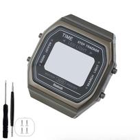 Skirta Casio ABL-100WE/ABL-WEG Metalinis korpusas Bezel modifikavimo rinkinys ABL-100 serija Nerūdijančio plieno laikrodžio korpuso modifikacija Laikrodžio priedai pilka