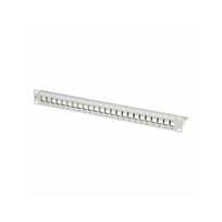 Triton Metz Connect Keystone Module Holder – 19 Inch – 24 Port – 1 HE – Light Grey – Empty – Shielded | 4251122184369 | 4251122184369