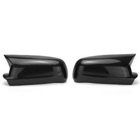 2 vnt. šoninio galinio vaizdo veidrodėlio dangtelio apdaila, skirta Volkswagen, skirta VW, Golf MK4 1999-2004 Automobilio išorės montavimo priedai ABS black