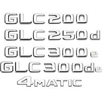 Automobilio galinės bagažinės raidės logotipas emblema lipdukas Mercedes Benz GLC klasė X253 4MATIC GLC300de GLC300e GLC350e GLC250d GLC300 GLC350d
