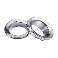 For Mini 2002-2006 Car Front Fog Light Frame Trim Ring 51117127941 51117127942 For R50 R52 R53 Models Electroplated Silver gray