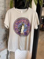 Fleetwood Mac 1980 Penguin Glitter Tour retro style white T shirt NH13612 S gray