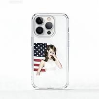 cool L-Lana Del R-Rey Flags   Phone Case For iPhone 17 16 15 14 13 12 11 Mini Pro Max Plus Transparent Cover iPhone16promax white