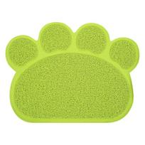 Waterproof Cat Litter Pad PVC Pet Food Placemat Durable Litter Box Mat  Indoor Floor žalia