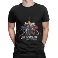 Fire Emblem Three Houses House Leaders and Byleth Male Female Novelty Graphic 100% Cotton T-Shi XL black