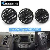 Car Interior Air Conditioning AC Vent Grille Outlet Cover For VW Volkswagen Tiguan 2010 2011 2012 2013 2014 2015 2016 2017 gray