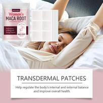 30 Patches Female Body Care Natural Ingredients Maca Root Transdermal Patches Support Energy Hormone Balance Made Specialty onesize gray