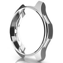 Dėklas Samsung Galaxy laikrodžiui 46mm/42mm apyrankė TPU padengta ekrano apsauga, buferis S 3 42/46 mm Gear S3 Frontier apyrankė Gear S3 sidabras