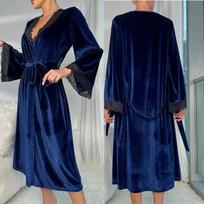Seksualūs suvarstomi veliūriniai ilgi chalatai, naktiniai, moteriški miego drabužiai, bordo spalvos kimono, chalatas, intymūs apatiniai, rudens nauji namų apyvokos reikmenys S black