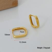 S925 Sterling Silver U-Shaped Smooth Metal Ear Cuffs: French Fashion Influencer Style 925 Silver platina