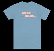 Mac Miller Self Care Bubble Blue Tee Size S-5XL Reprint Unisex T-Shirt L beige
