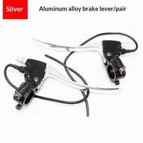 1/2Pcs E Bike Brake Levers Aluminium Alloy Left Right Hand Brake Power Failure Hand Brake Lever For Electric Bike Scoooter left black
