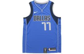 Nike Dalaso Mavericks Luka Doncic Icon Edition Swingman marškinėliai vyrams M blue