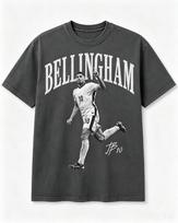 Harry Kane England Vintage Football 2026 Graphic T Shirt Oversized Unisex Summer High Quality Short Sleeve Streetwear Fan Tee M gray