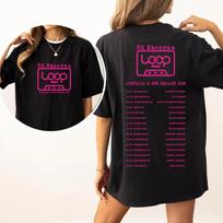 Ed Sheeran 2026 Australian New Zealand Loop Tour Cotton Tshirt Fan Gift Aesthetic Pop Music Print Tshirt Unisex Unisex Tee Tops XL black