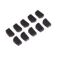 10PCS Shock Absorbing Key Pads For Weighted Keyboard Pianos Easy Installation Electric Piano Rubber Hammer Cap gray