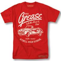 Grease Marškinėliai Filmo Klasika Rydell T-Birds Retro Vintage Grafinis Dizainas Marškinėliai 140 white