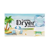 Dryer Sheets Bulk,Natural Plant Fabric Softener Anti Static Wrinkle Release Fresh Scent Laundry Sheets for Tumble Dryer Home Use 1Bag Coconut white