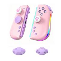 Magnetic Wireless Controller For Switch 2 One-Key Wake Up RGB Light Hall 3D Joystick Turbo Gamepad Programmable Back Buttons Set