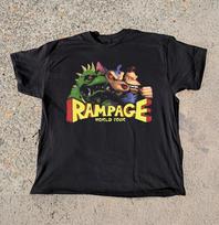Rampage World Tour 1997 T Shirt Vintage Arcade Game Retro Graphic Tee S 5XL XXL gray