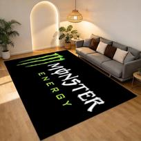 Monster Energy Drink Living Room Nonslip Area Rug Soft Carpet For Bedroom Game Playroom Sofa Office Home Decor Doormat Christmas Gift C92687 40cmx60cm gray