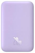 Baseus Power Bank Mini Air, 6000mAh, 20W, PD + FQI, Purple P10059002513-00