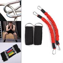 Bands for Legs Equipment Sports Resistance Training workout and fitness Exercise Band raudona