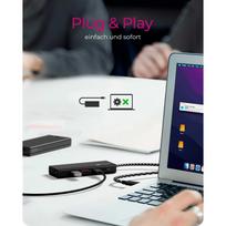 ICY BOX IB-HUB1436-CPD USB 3.2 Black