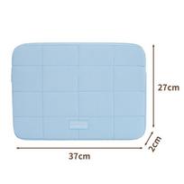 Laptop Sleeve Bag 14 15.6 Inch Notebook Pouch For Macbook Air/Pro Lenovo Dell Shockproof Travel Laptop Pouch Case Tablet Bag as the picture white