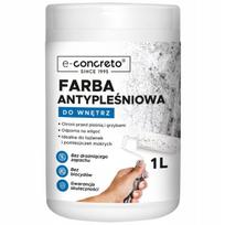 E-concreto Antipelėsiniai dažai, balti, matiniai, 1 l