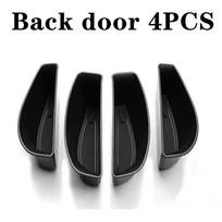 Smabee for Volkswagen VW ID.4 ID4 ID 4 Car Door Storage Box Door Pocket Inner Tray Organizer Black Accessories black