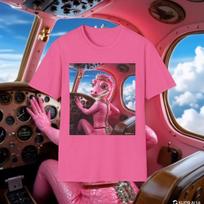 Bombardana Crocolala Bombardino Crocodilo Meme Unisex Softstyle T-Shirt Top M pink