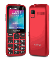ALIGATOR A930 GPS Senior, red + charging cable.