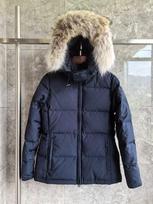 Chelsea Parka Žąsų Pūkų Striukė Modelis 04 - Aukšta Versija 3804L. L tamsiai mėlyna