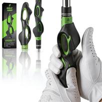 Golf Grip Trainer for Correct Hand Position and Swing Accuracy gray