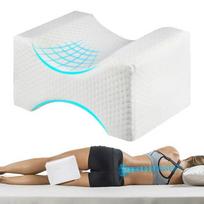 Orthopedic Memory Foam Knee Pillow For Pregnancy And Back Support With Supportive Between Legs Cushion Pillow With Cover white