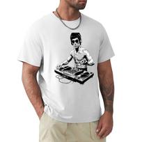Būk vanduo, mano drauge  Kovos menų legenda Šauni DJ marškinėliai medvilniniai marškinėliai Unisex Marškinėliai 2XL white