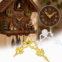 2 Sets Cuckoo Clock Replacement Hands Kit Functional Silent For Home And Office Decoration Easy Installation Cuckoo Clock Kit2 kaip parodyta spalva