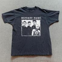 Depeche Mode Vintage 80s Synth Pop New Wave Music Tribute T-Shirt XXXXL gray