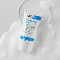 Quiyum Hyaluronic Acid Replenish Cleanser 50g/100g Low‑pH Deep Pore Cleansing Oil‑Control Hydrating Soothing Facial Wash 50g/1pcs white