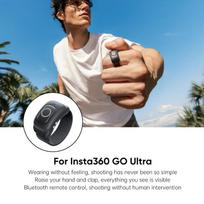 Originalus Insta360 GO Ultra žiedo nuotolinio valdymo pultelis 20m 66ft Mini nykščio valdymas IPX7 atsparus purslams Skirtas Insta 360 GO Ultra X5