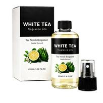 Bergamot White Tea Fragrance Oil, Fruity Floral Scent, Refreshing Texture, Long Lasting Diffuser Oil for Multi Scenes 100ml Fresh Aroma Oil 1pc black