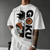 Son Goku 40th Anniversary Dragon Ball Short Sleeve T-Shirt, New 2026, Men's and Women's Sports T-Shirt. M black