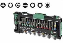 WERA Tool-Check PLUS 2 (black/green, 39-piece, incl. 1/4"" Bit-ratchet)