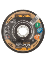 RHODIUS Pjovimo diskas XTK6, 125x0,6x22,23 mm, RHODIUS, 10 vnt