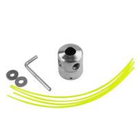 Aluminum Grass Trimmer Head With 4Lines Brush Cutter Head Lawn Mower Accessories Cutting Line Head for Strimmer Replacement