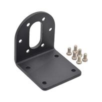 37mm Eccentric Axles Gear Motor Aluminum Frame Shock Absorption Designs Mounting Brackets for Automates Equipment Use 1 black