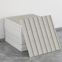 30*30cm 3D grotelių sienų lipdukai Lipnūs tapetai Vandeniui atsparūs putplasčio plokštės namų dekoravimui TV fonui 10pcs gray