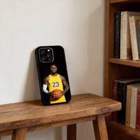 LeBron J-James Famous basketball Phone Case Silicone Soft For IPhone 17 16 15 14 13 12 11 X XR Plus Pro Max Plus iPhone13ProMax gray